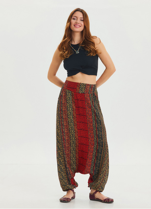 Tile Authentic Shalwar with Pocket Detail and Tied Leg 4475